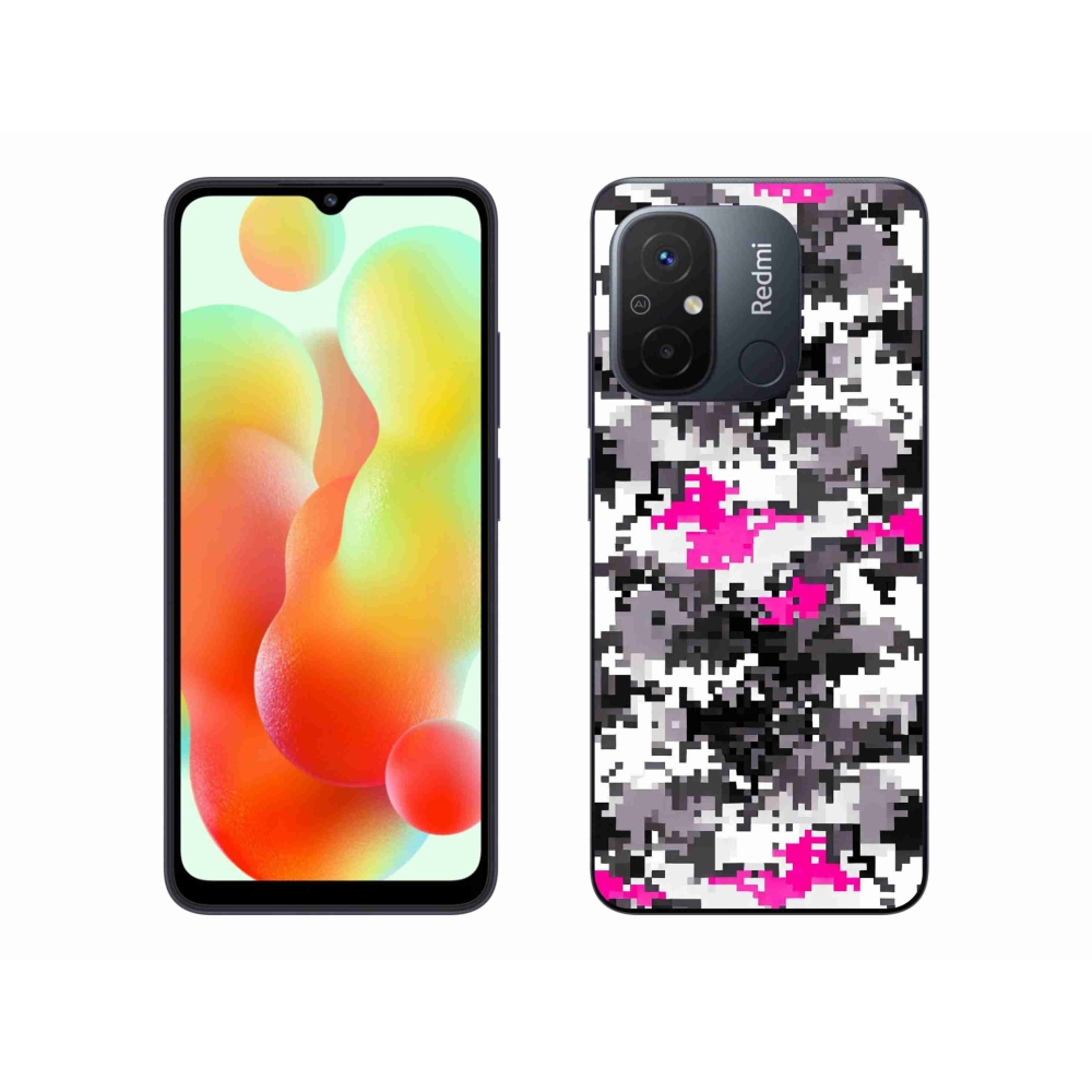 Gelový kryt mmCase na Xiaomi Redmi 12C - maskáčový vzor 4