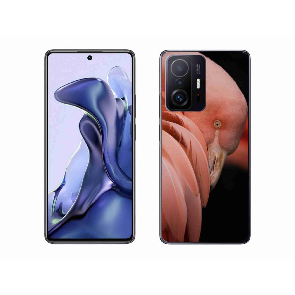 Gelový kryt mmCase na Xiaomi 11T - plameňák 3
