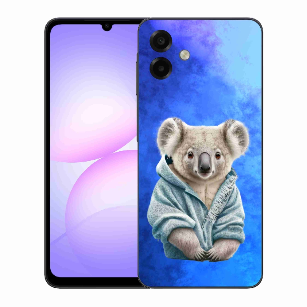 Gelový kryt mmCase na Samsung Galaxy A07 4G - koala ve svetru