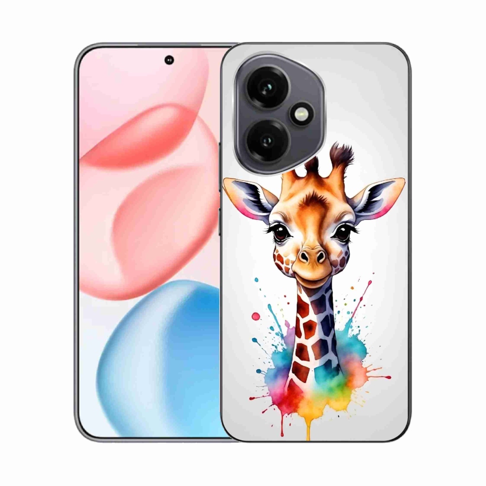 Gelový kryt mmCase na Honor 400 - žirafa 1