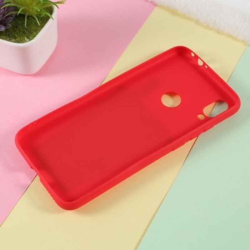 3D Bubble gelový obal na mobil Xiaomi Redmi Note 7 - červený