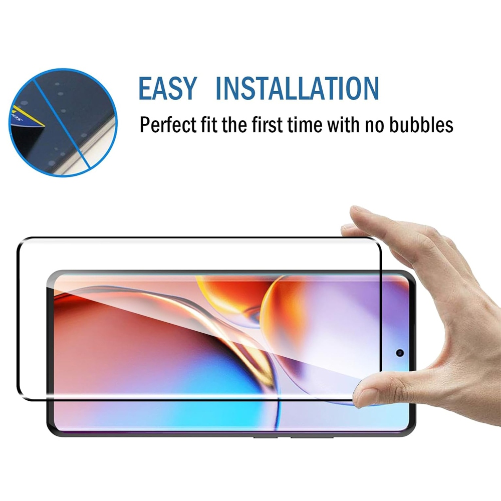 3D celoplošné tvrzené sklo (lepidlo pouze na hranách) na Motorola Edge 70 Fusion 5G