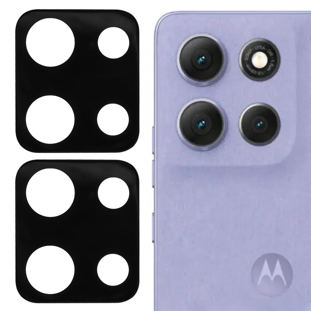 3D sklo čočky fotoaparátu na Motorola Moto G86 5G/G86 Power 5G - černé 2ks