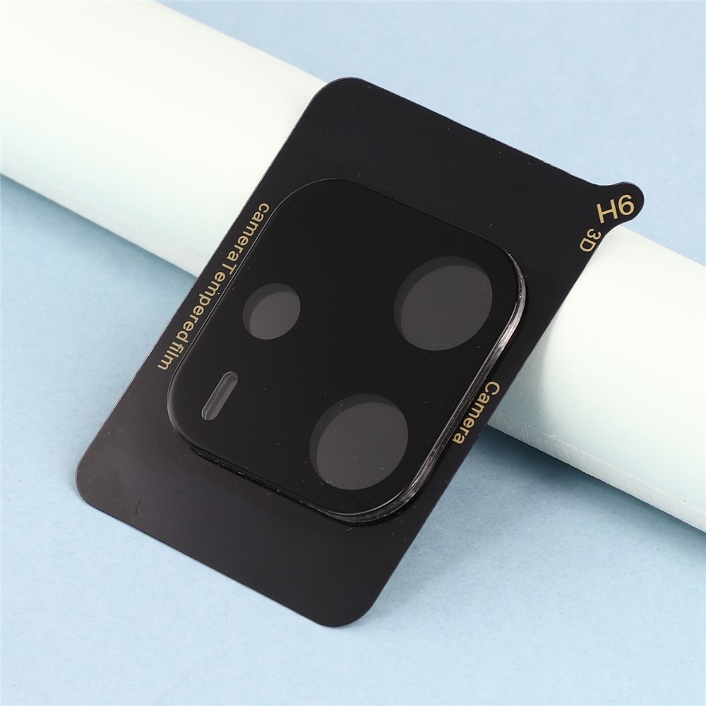 3D sklo čočky fotoaparátu na Xiaomi Redmi Note 14 - černé 2ks