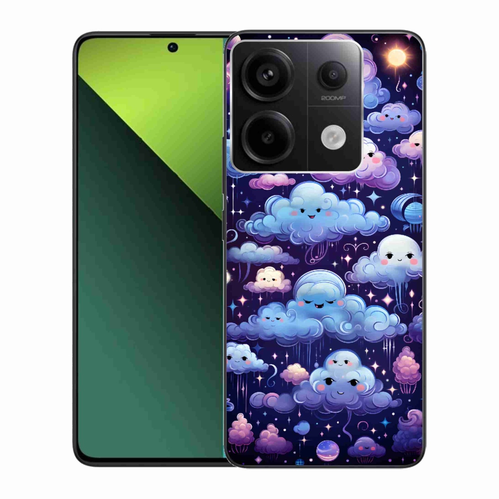 Gelový kryt mmCase na Xiaomi Redmi Note 13 Pro 5G/Poco X6 5G - mráčky