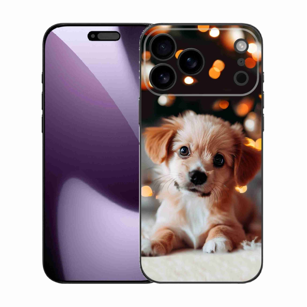 Gelový kryt mmCase na iPhone 17 Pro Max - štěňátko