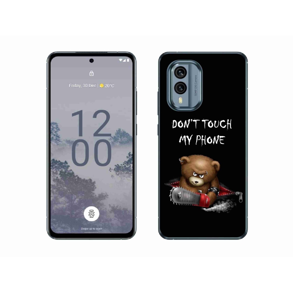 Gelový kryt mmCase na Nokia X30 5G - nesahej na telefon