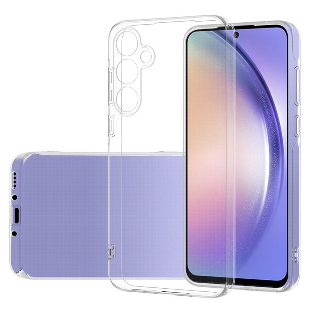 Průhledný gelový obal na Samsung Galaxy A55 5G - průhledný