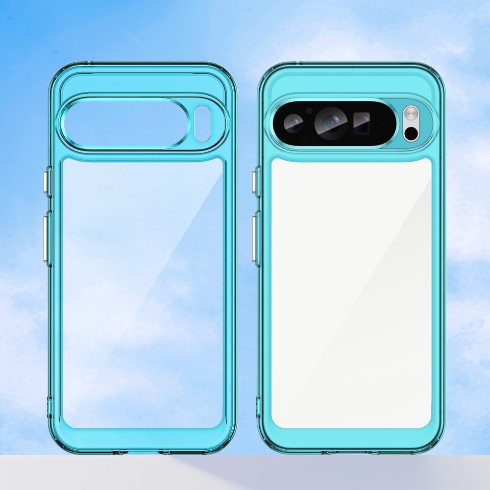 Gelový obal s pevnými zády na Google Pixel 9 Pro XL - světlemodrý