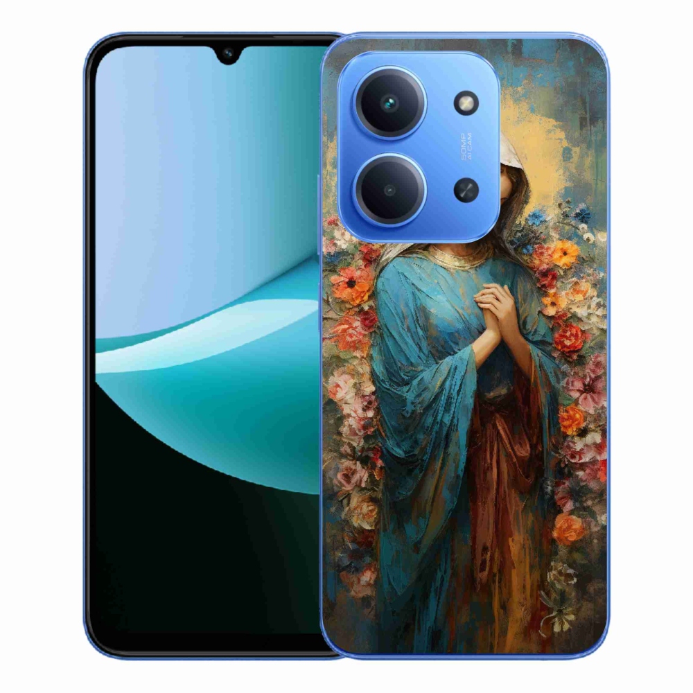 Gelový kryt mmCase na Xiaomi Redmi 15C 4G/5G (173mm) - svatá žena