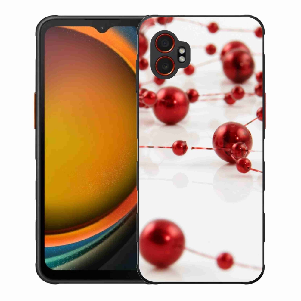Gelový kryt mmCase na Samsung Galaxy Xcover 7 Pro - vánoční řetěz