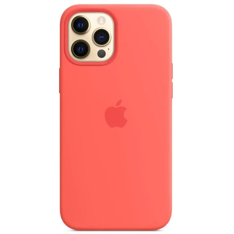 MHL93ZM/A Apple Silikonový kryt vč. Magsafe pro iPhone 12 Pro Max Pink Citrus