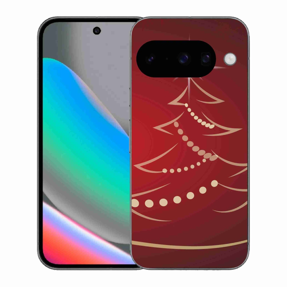 Gelový kryt mmCase na Google Pixel 10 - kreslený vánoční stromek