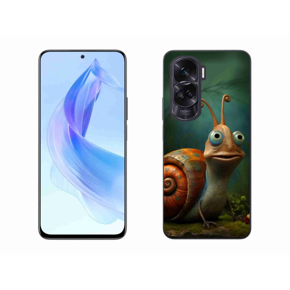 Gelový kryt mmCase na Honor 90 Lite - šnek