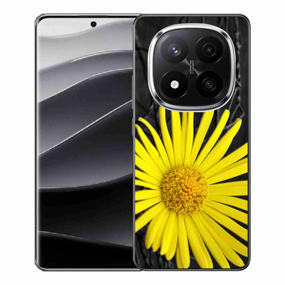 Gelový kryt mmCase na Xiaomi Redmi Note 14 Pro+ 5G - žlutá květina