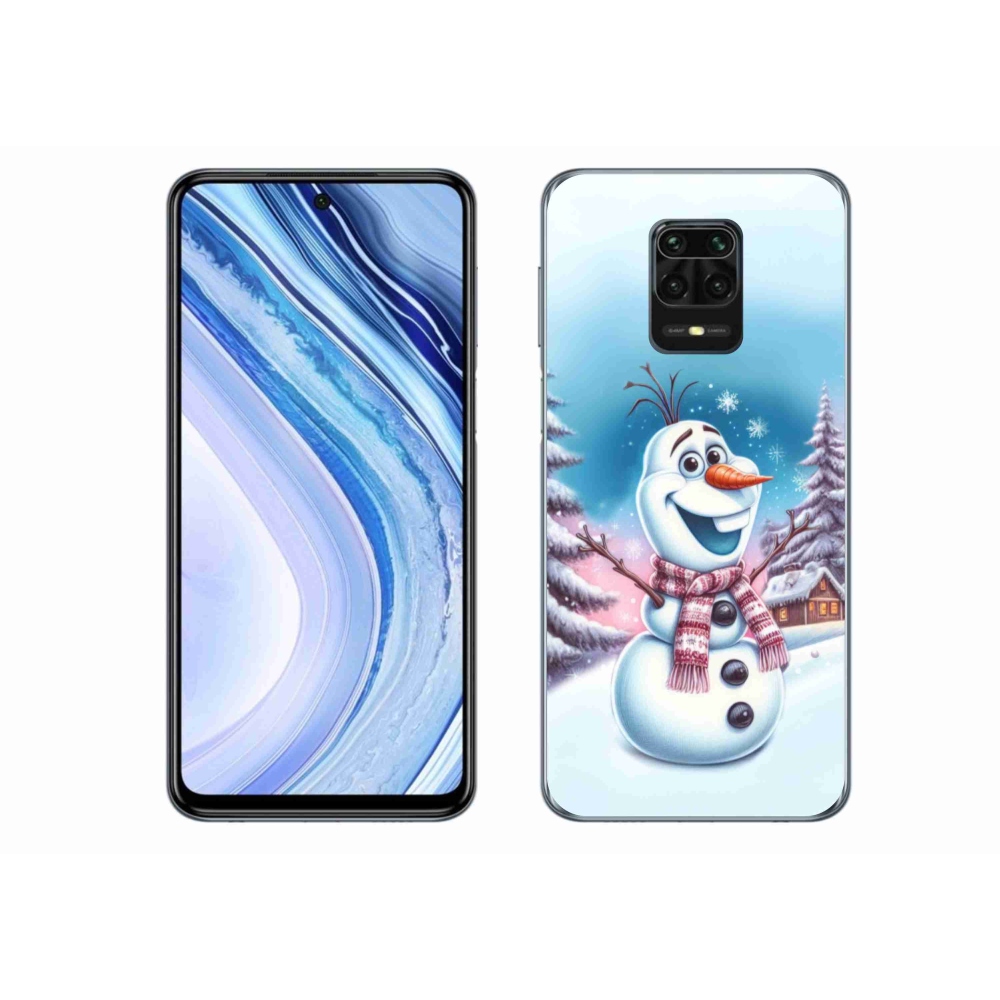Gelový kryt mmCase na Xiaomi Redmi Note 9S - ledové království