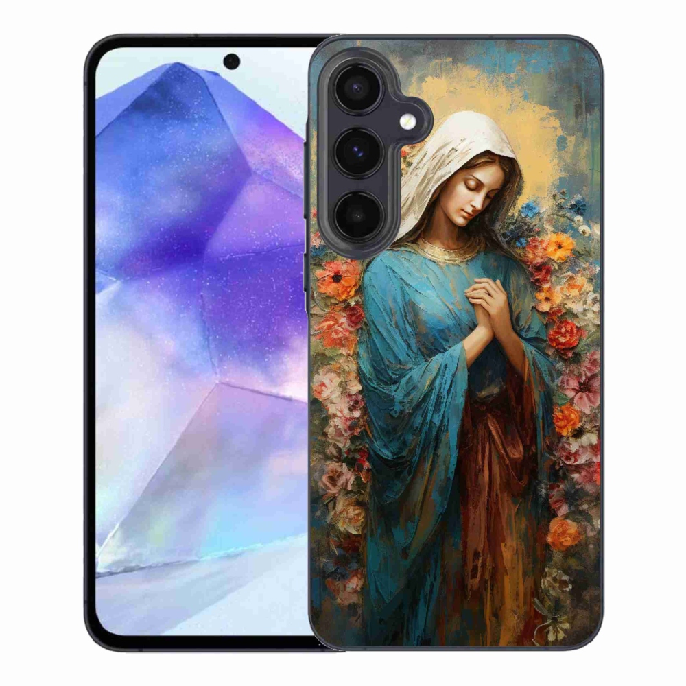 Gelový kryt mmCase na Samsung Galaxy A55 5G - svatá žena