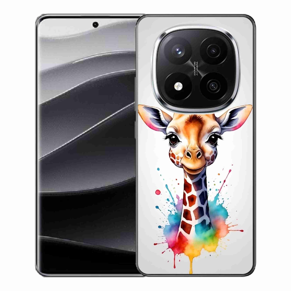 Gelový kryt mmCase na Xiaomi Redmi Note 14 Pro+ 5G - žirafa 1