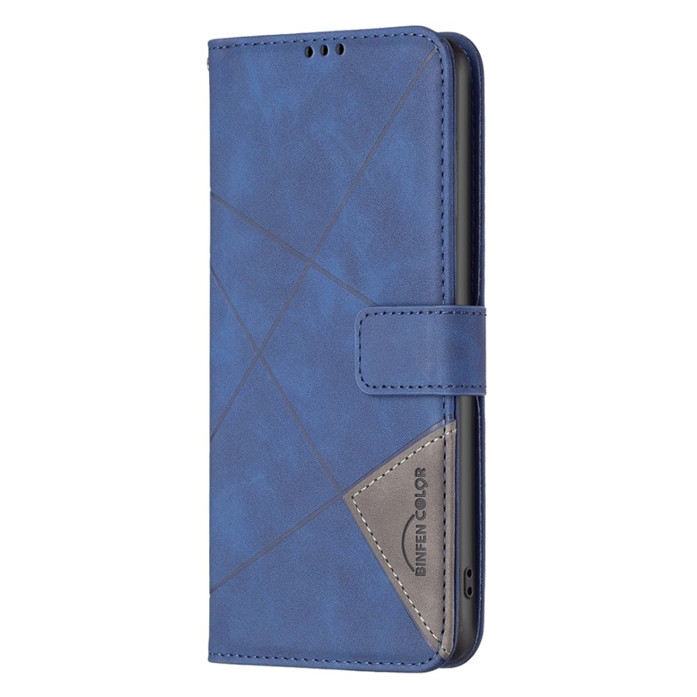 BNF Triangle knížkové pouzdro na Xiaomi Redmi Note 14 Pro - modré