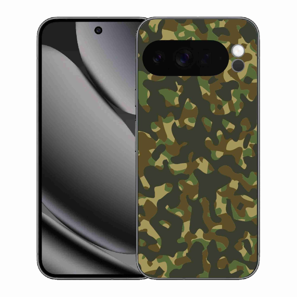 Gelový kryt mmCase na Google Pixel 10 Pro XL - maskáčový vzor 1