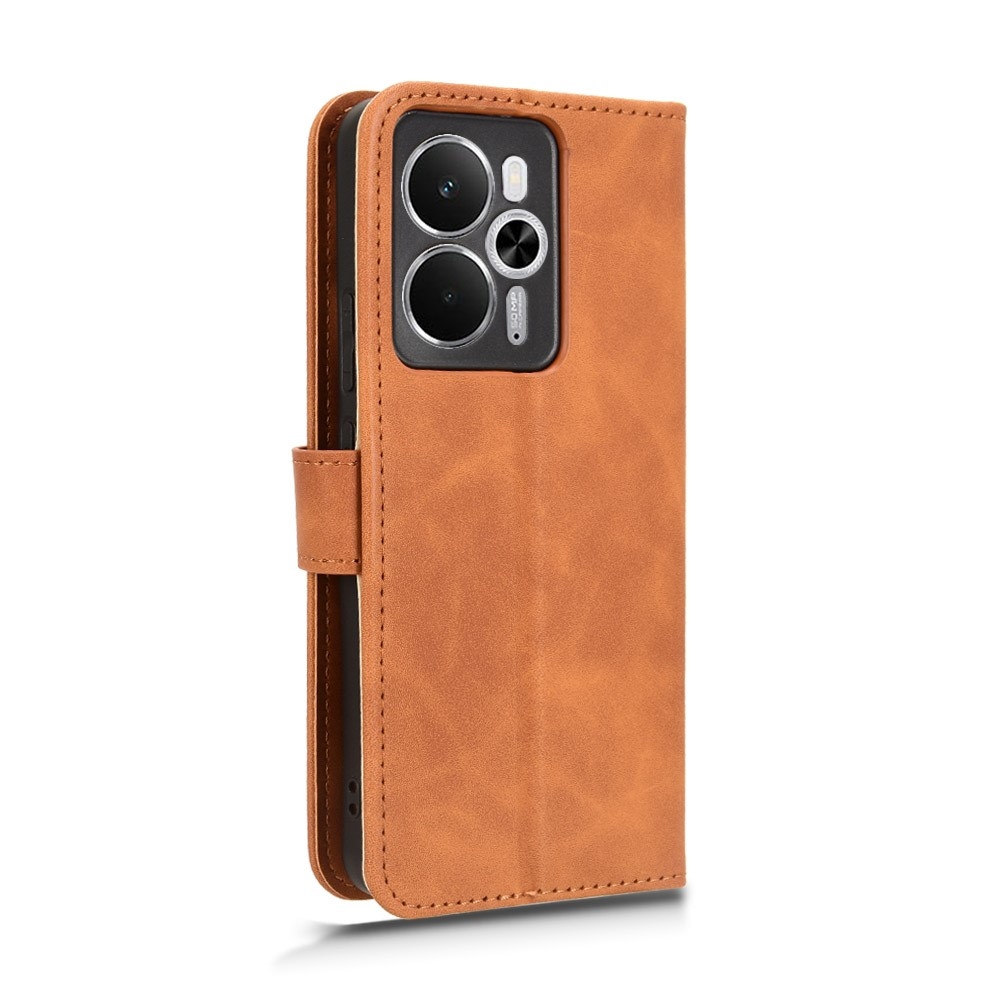 Feel knížkové pouzdro na Realme 14 5G - hnědé