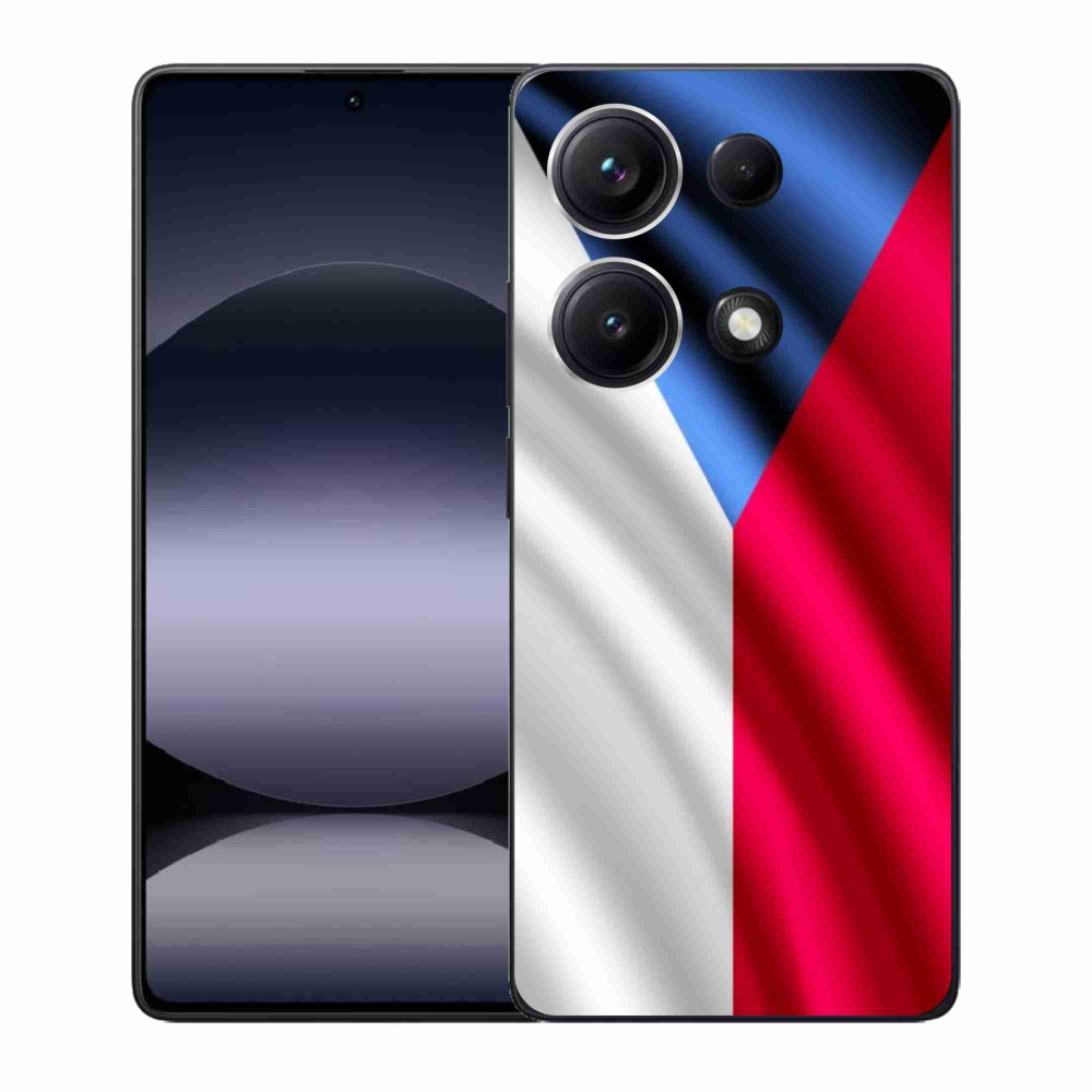 Gelový kryt mmCase na Xiaomi Redmi Note 14S - česká vlajka