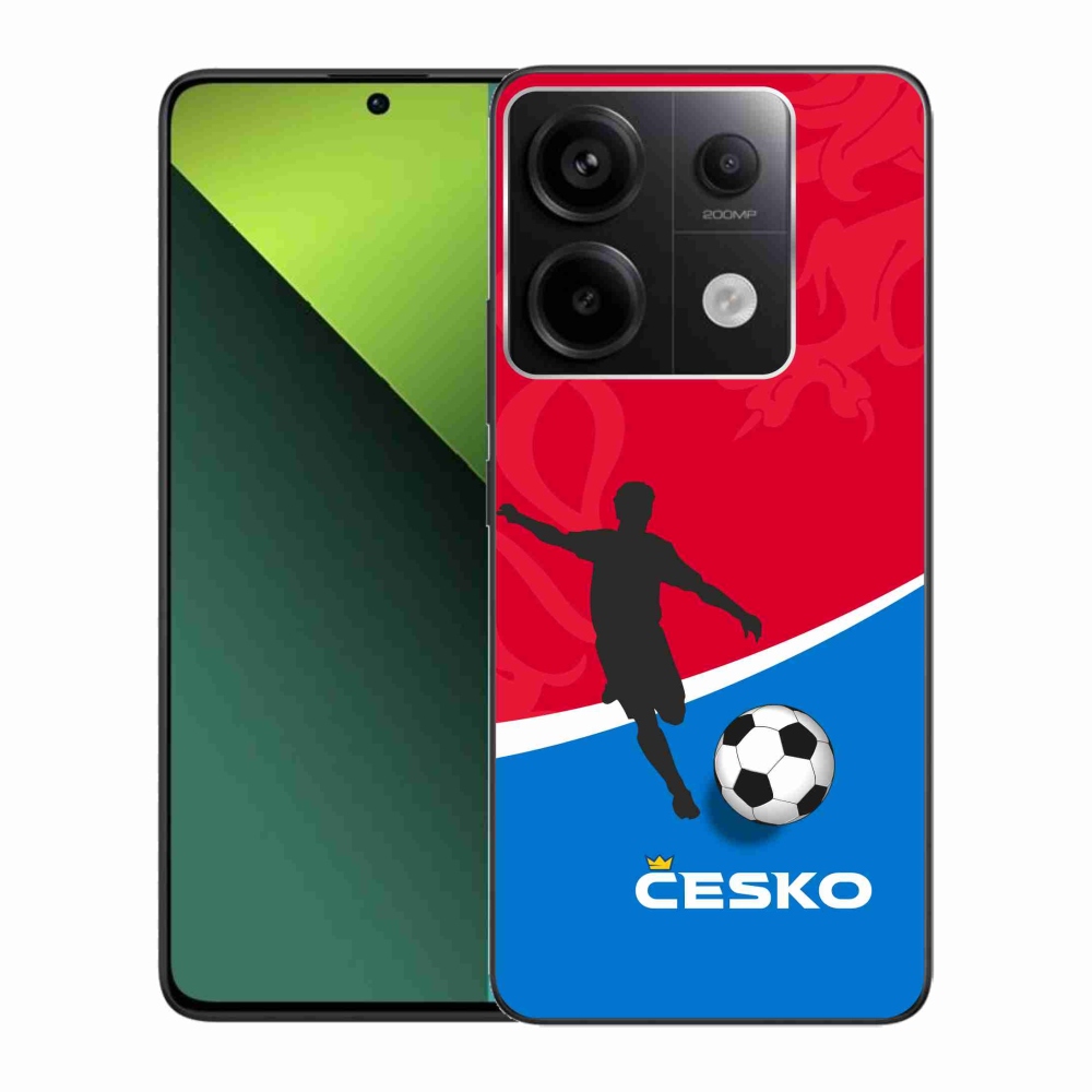 Gelový kryt mmCase na Xiaomi Redmi Note 13 Pro 5G/Poco X6 5G - fotbal Česko