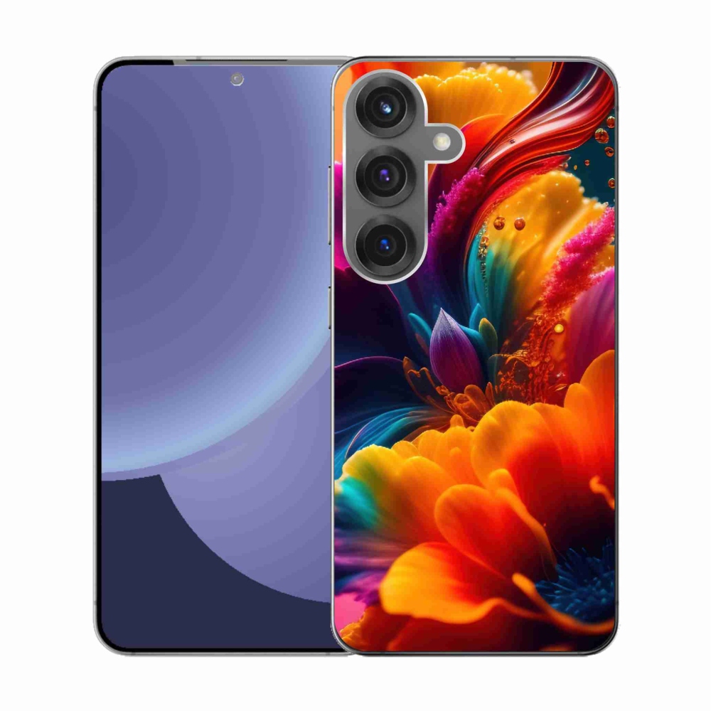 Gelový kryt mmCase na Samsung Galaxy S25 - abstraktní motiv 2