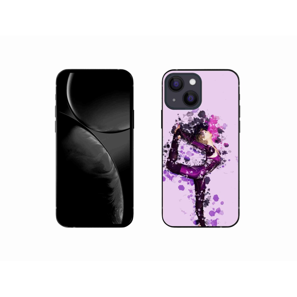 Gelový kryt mmCase na iPhone 13 mini 5.4 - baletka