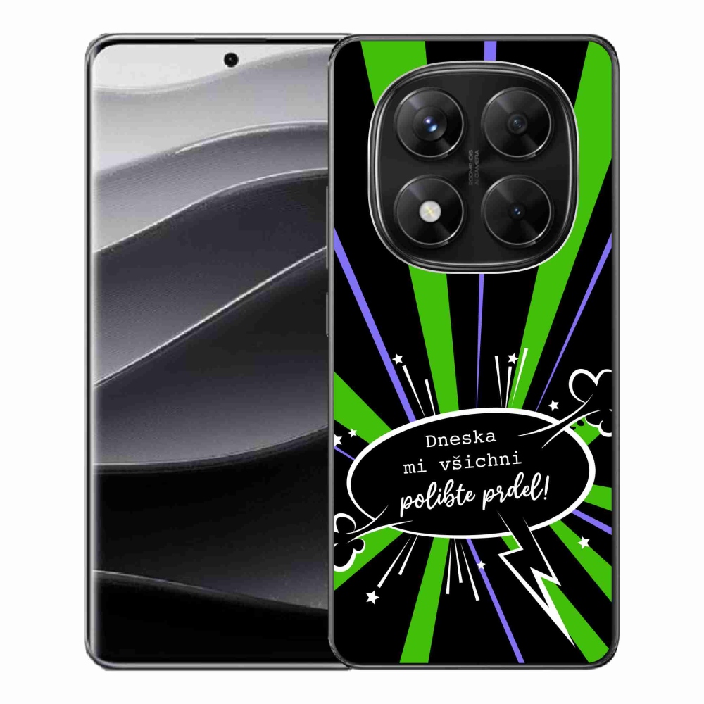 Gelový kryt mmCase na Xiaomi Redmi Note 14 Pro 5G/Poco X7 5G - vtipný text 15 černé pozadí