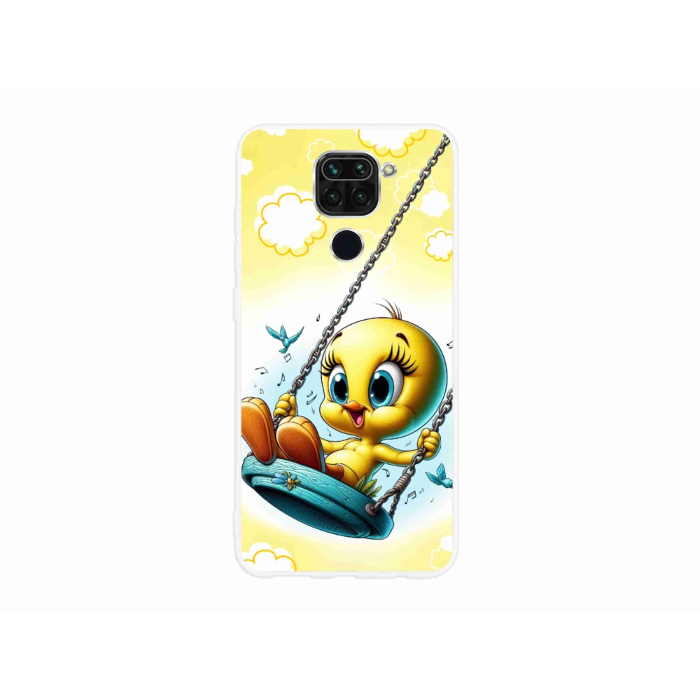 Gelový kryt mmCase na Xiaomi Redmi Note 9 - tweety