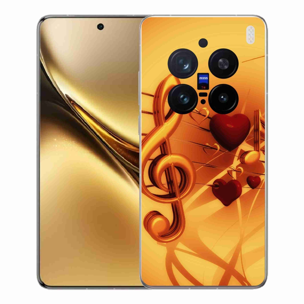 Gelový kryt mmCase na Vivo X200 Pro 5G - noty