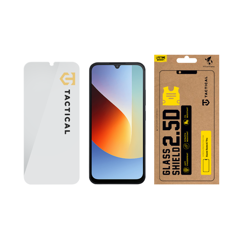 Tactical Glass Shield 2.5D sklo pro Xiaomi Redmi A7 Pro Clear
