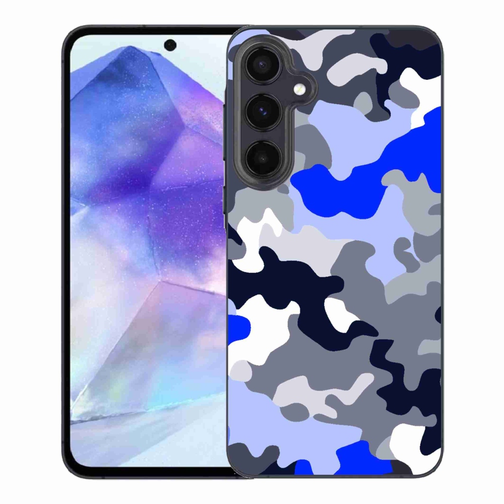 Gelový kryt mmCase na Samsung Galaxy A55 5G - maskáčový vzor 8