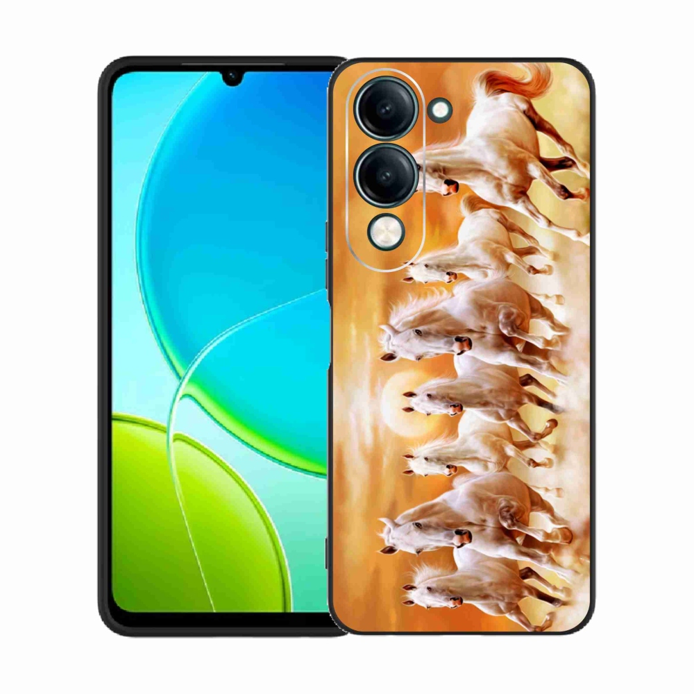 Gelový kryt mmCase na Vivo Y29s 5G - koně 2