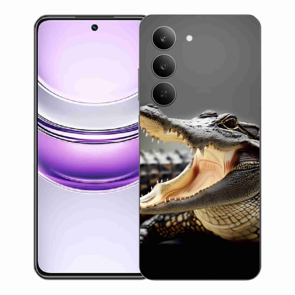 Gelový kryt mmCase na Realme 14x 5G - krokodýl