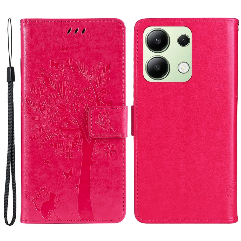 Trees knížkové pouzdro na Xiaomi Redmi Note 13 - rose