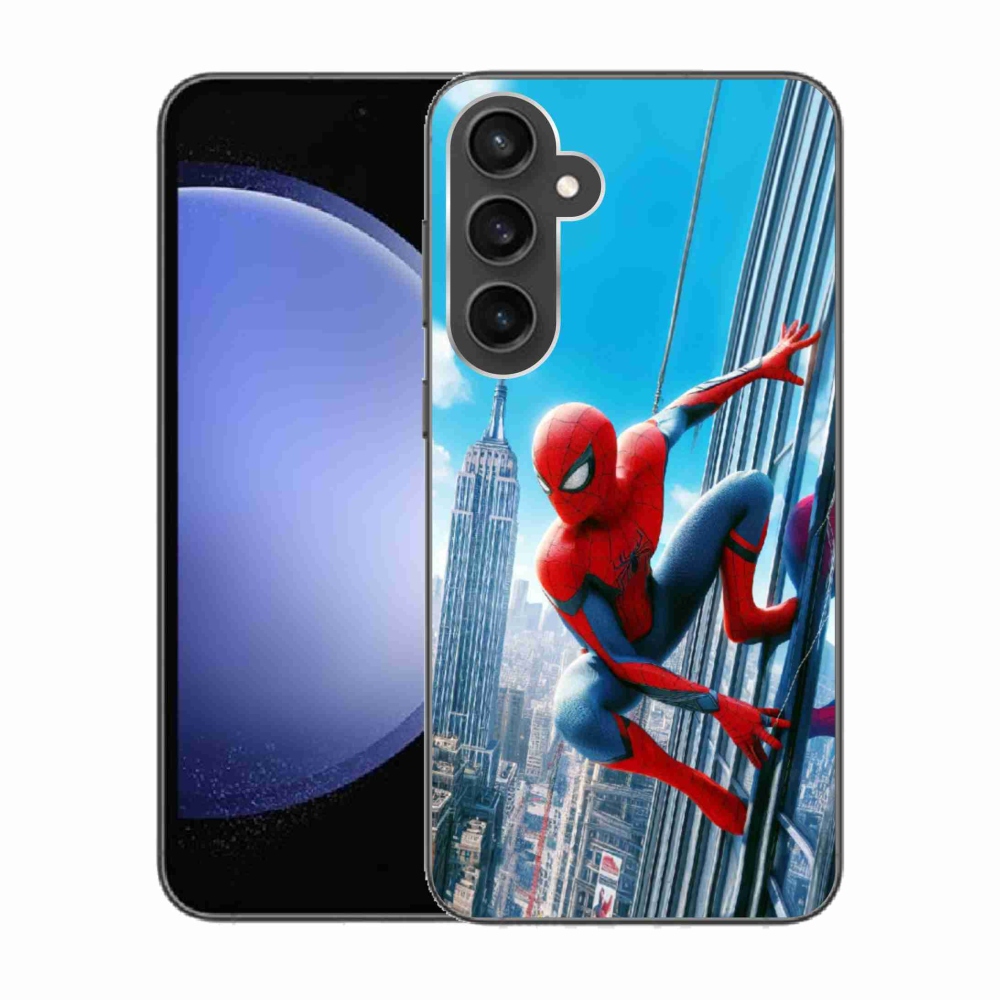 Gelový kryt mmCase na Samsung Galaxy S23 FE - spiderman