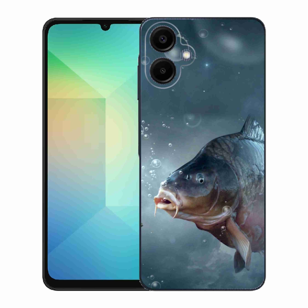 Gelový kryt mmCase na Samsung Galaxy A06 4G - kapr a bublinky