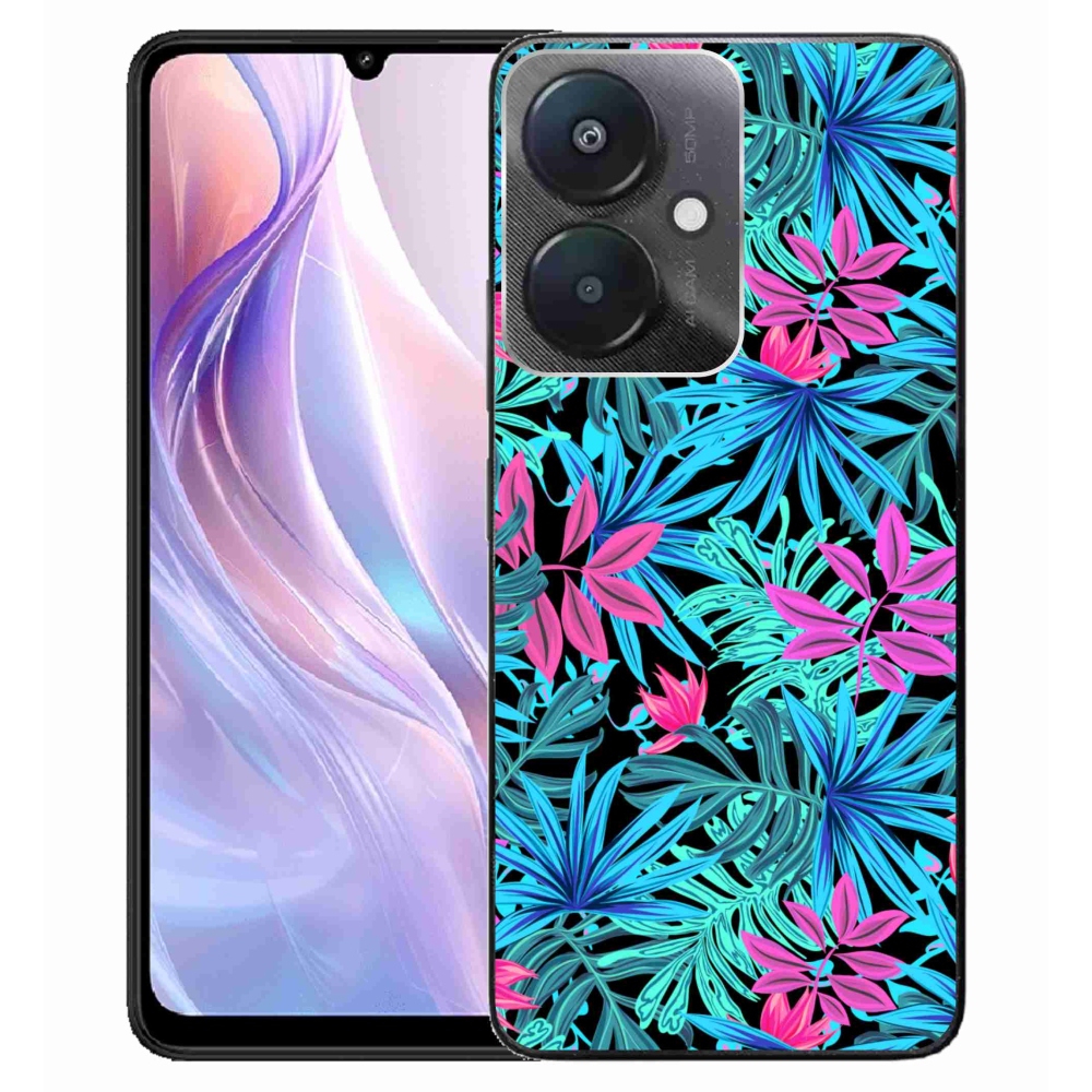 Gelový kryt mmCase na Xiaomi Redmi 13C 5G - květiny 3