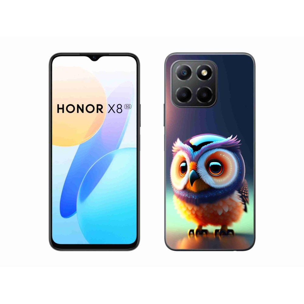 Gelový kryt mmCase na Honor X8 5G - sovička