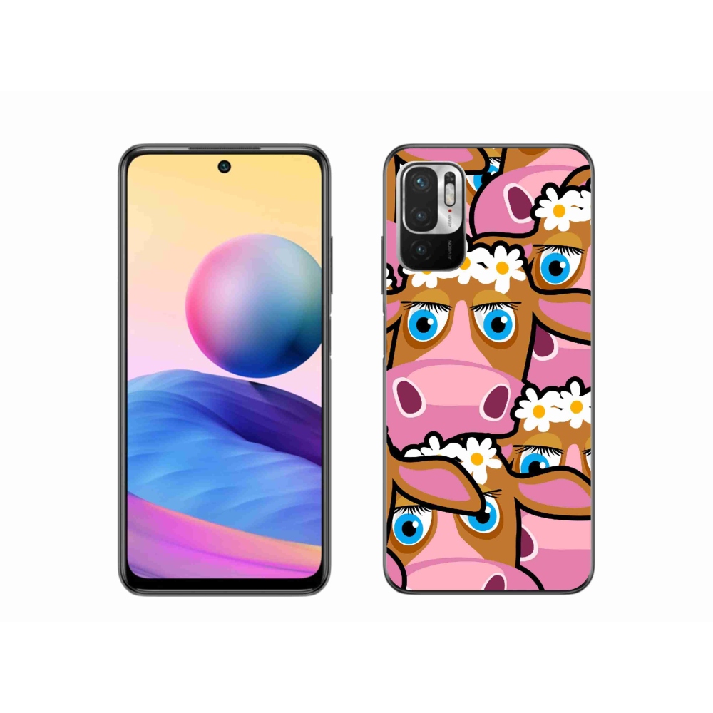 Gelový kryt mmCase na Xiaomi Poco M3 Pro/5G - kreslené kravičky