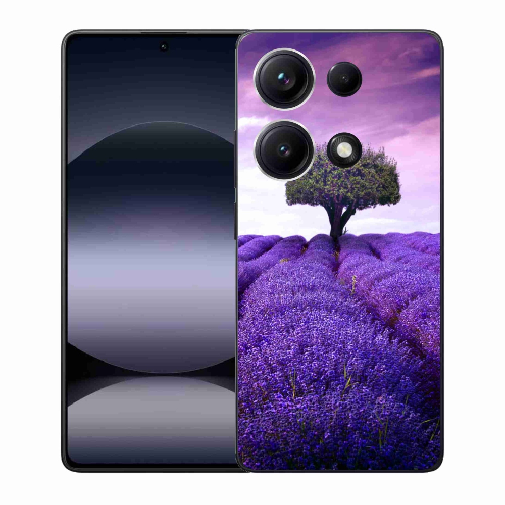 Gelový kryt mmCase na Xiaomi Redmi Note 14S - levandulová louka
