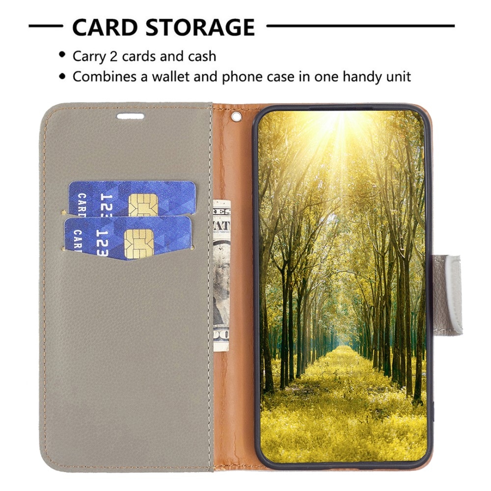 Stand knížkové pouzdro na Xiaomi Redmi Note 13 Pro 5G/Poco X6 5G - šedé