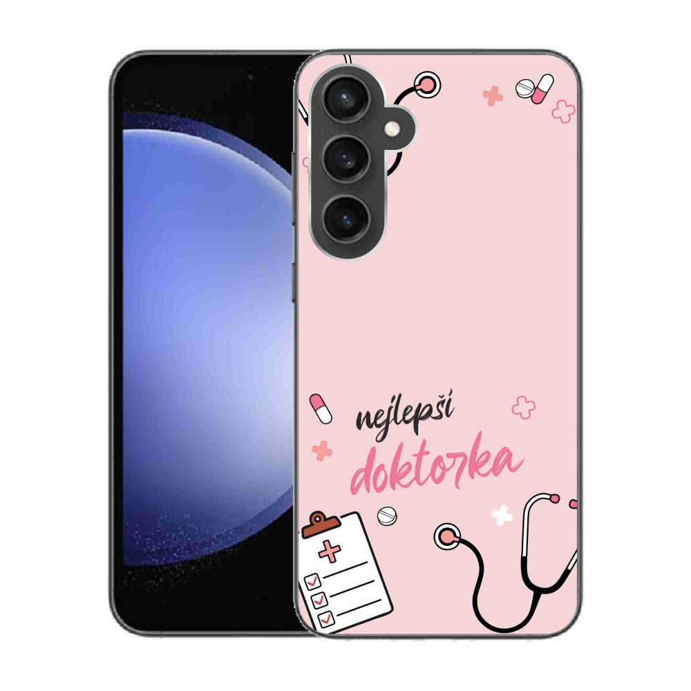 Gelový kryt mmCase na Samsung Galaxy S23 FE - nejlepší doktorka
