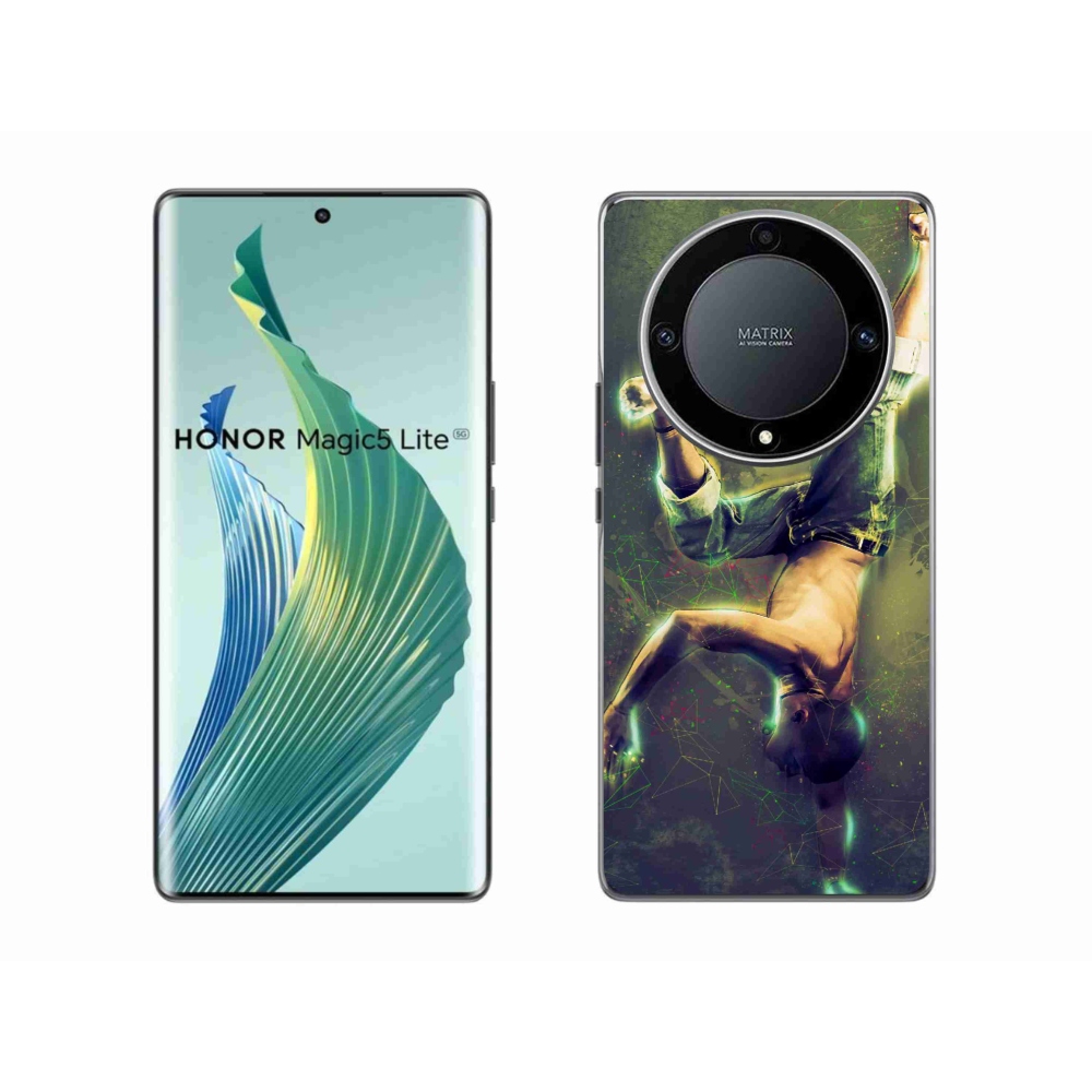 Gelový kryt mmCase na Honor Magic 5 Lite 5G - breakdance