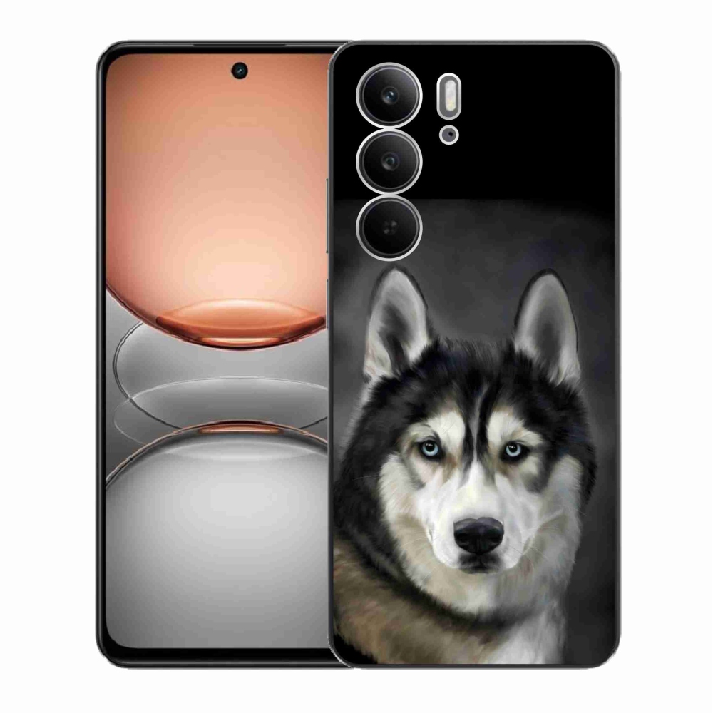 Gelový kryt mmCase na Realme C75 - husky