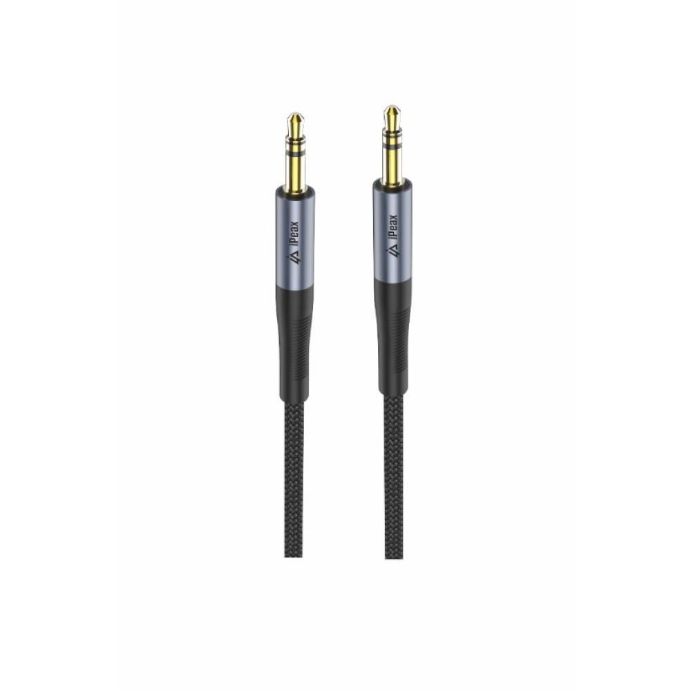 iPEAX Adaptér 3,5 mm jack / 3,5 mm jack 1,5 m - černý