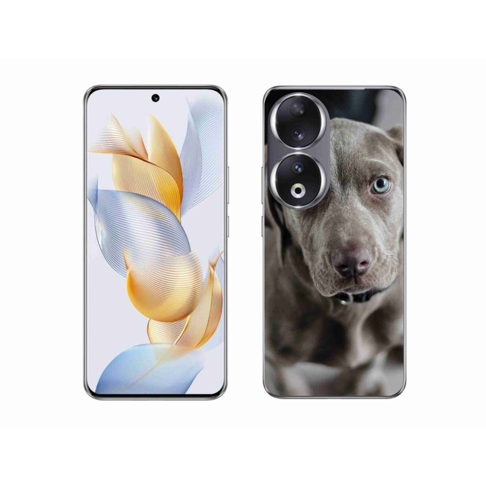Gelový obal mmCase na Honor 90 - výmarský ohař