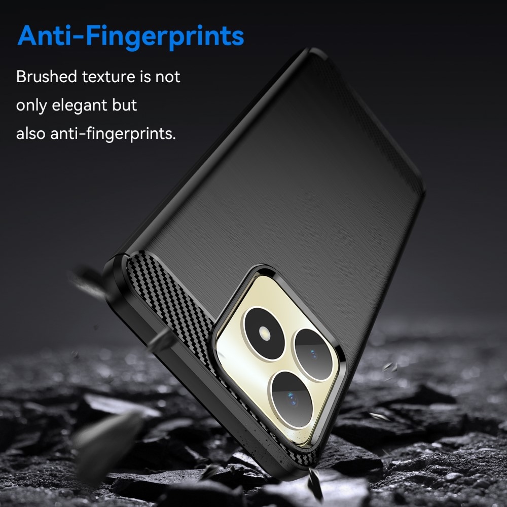 Carbon odolný gelový obal na Realme Note 50 - černý